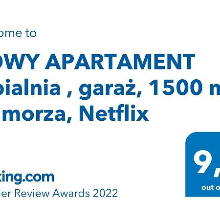 "Nowy Apartament" Sypialnia , Garaz, 1500 M Od Morza, Netflix グダニスク エクステリア 写真