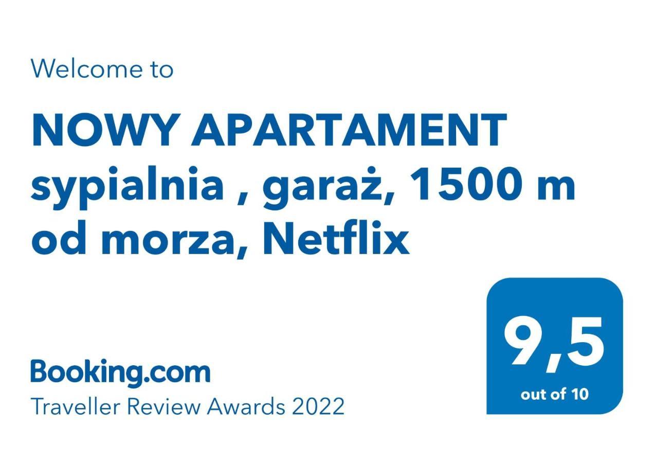"Nowy Apartament" Sypialnia , Garaz, 1500 M Od Morza, Netflix グダニスク エクステリア 写真